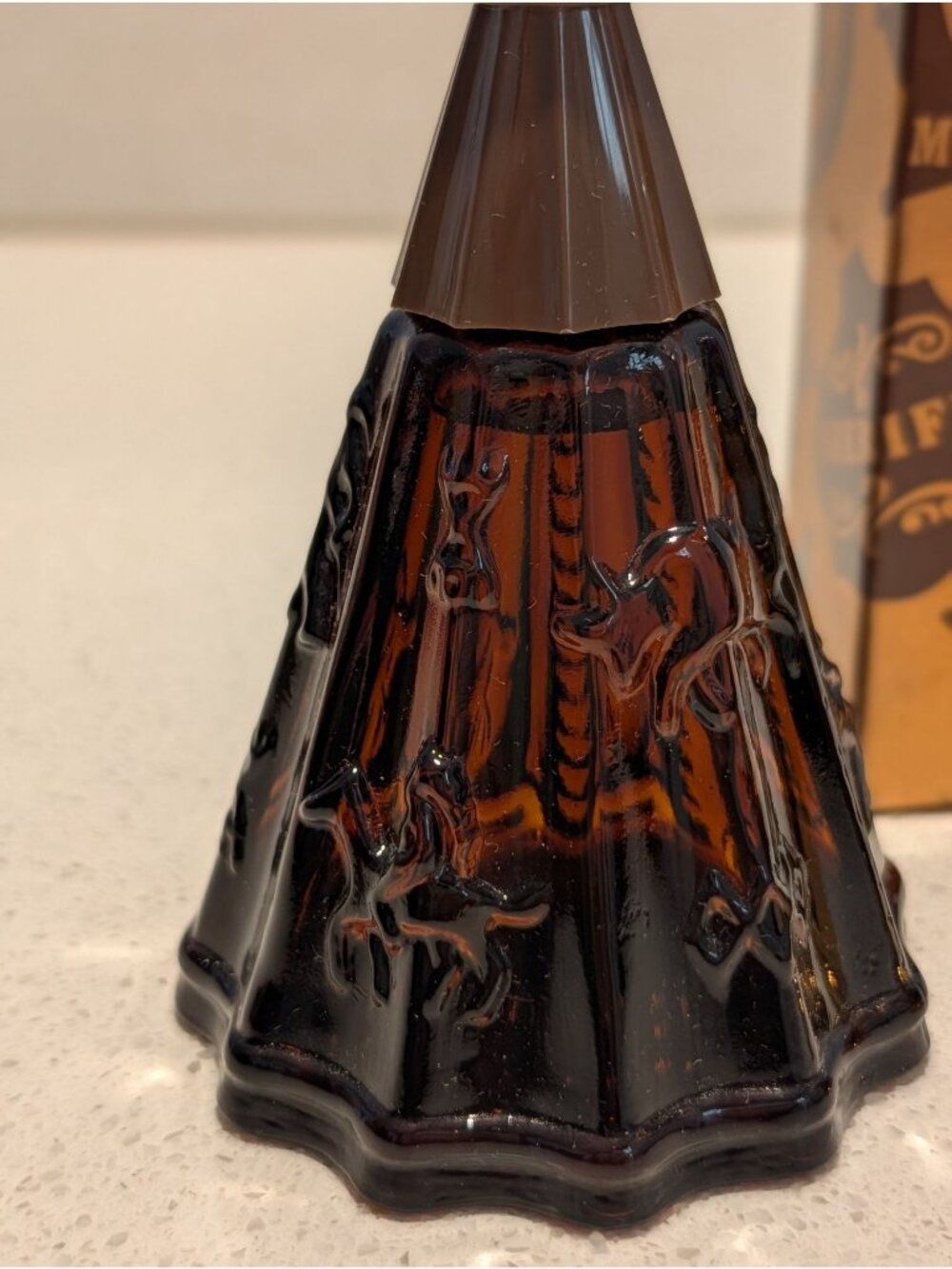 Vintage Avon Indian TeePee Cologne Bottle Wild West Bullet Decanter 1970s - Picture 4 of 16